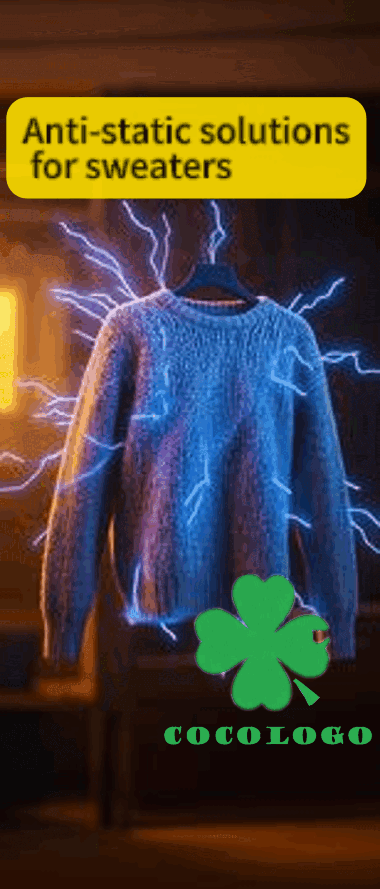 Anti-static solutions for sweaters