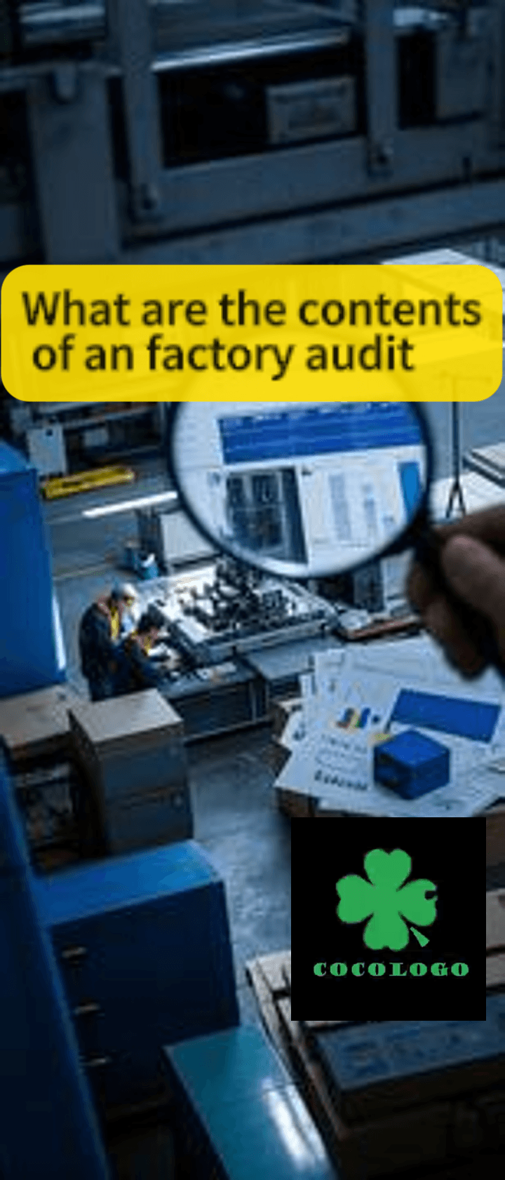 What are the contents of an factory audit as an important means to evaluate a sweater factory?