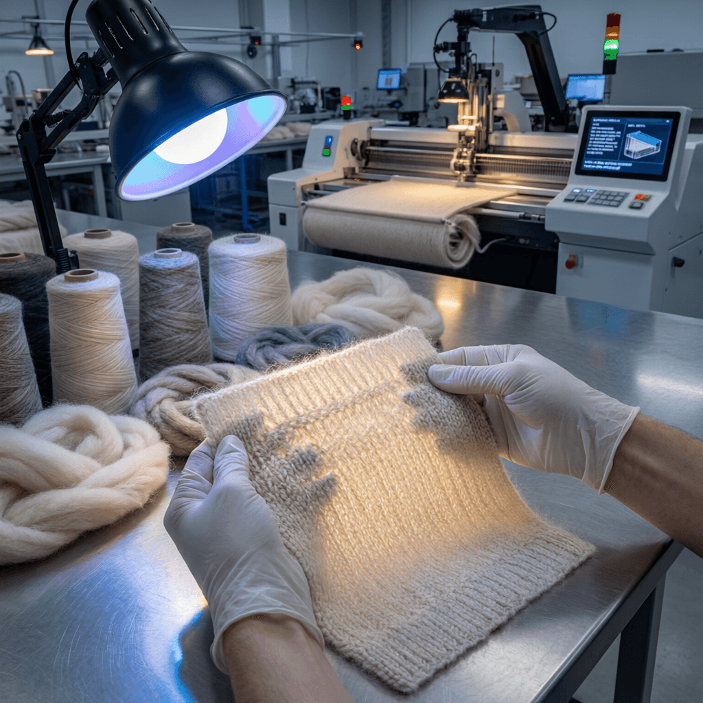 Material Engineering and Yarn-Level Customization - manufacturing detail