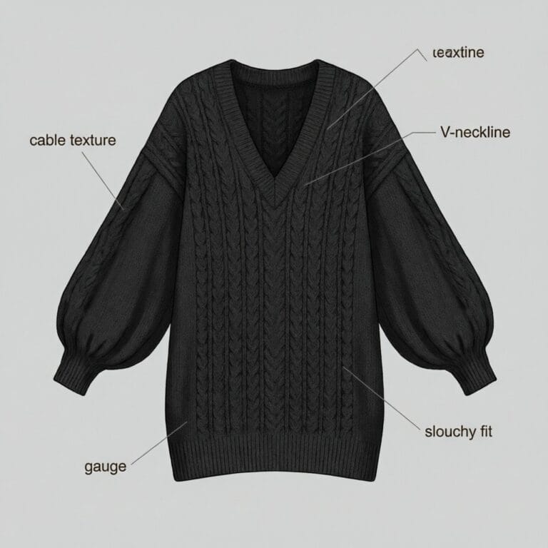 | Knit V-Neck Dress Black – Cogarm Knitwear & Garment