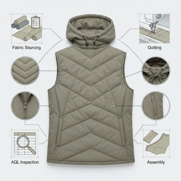 | Padded Gilet Khaki Green: Design & Sourcing Guide