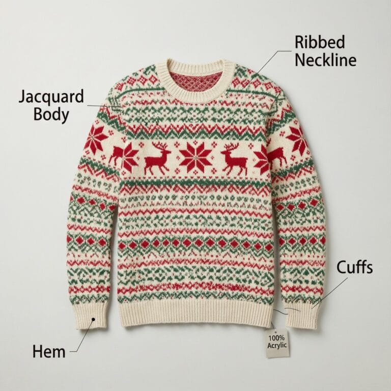 | Crew Neck Fairisle Christmas Jumper – Cogarm Knitwear & Garment
